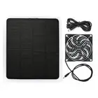 Mini Solar Panel Powered Ventilator Fan Portable 10W Greenhouse Solar Exhaust
