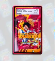 Monkey D Luffy Super Pre-Release Winner PSA CGC Beckett | Display Case Extended