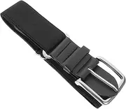 [KOMBIUDA] Adjustable Baseball Belt for Men Women Elastic Softball Belt for Athletes Comfortable Stylish for Sports Everyday Wear Durable Design with Sliding Regulator Black