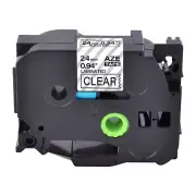 1PK For Brother P-touch PT- 9200 TZ-151 TZe-151 Black on Clear Label Tape 24mm
