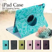 for Apple iPad 10th gen A2757 A2696 10.9" nice FLOWER 360 Rotating Case Cover