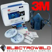 3M P2 Respirator Kit, 2128 Filters + 7500 Half Face Welding Dust Gas OV AG Smoke