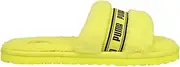 [PUMA] Kids Girls Fluffy Slide Athletic Sandals Casual - Yellow