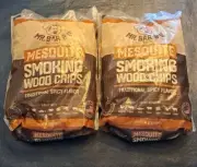 (2) Bags Mr. Bar-B-Q Mesquite Wood Smoking Chips