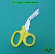 24 YELLOW EMT PARAMEDIC BANDAGE SHEARS EMS SCISSORS 7.5"