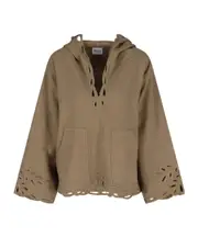 Isabel Marant Étoile Solvi V-Neck Blouse FR40 Brown