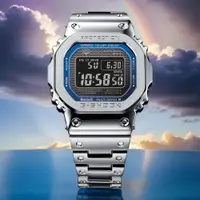 在飛比找PChome24h購物優惠-CASIO 卡西歐 G-SHOCK 全金屬太陽能藍芽手錶(G