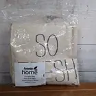 AMWAY HOME Canvas Laundry Tote Bag Carry Strap 26” X 21” NEW 76-3803 Drawstring