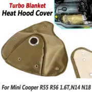 Turbo Blanket Heat Hood Cover For Mini Cooper R55 R56 R57 R58 R59 R60 N14 N18