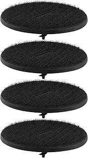 VGOL 4PCS Black Plastic Car Mat Clips Car Carpet Fixing Clip Buckle 9171368-106480-11 Car Floor Mat Spiral Tip Fixing Clamp Compatible with BMW Mini