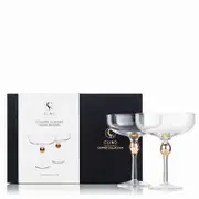 Clinq Coupe Glasses | Sans Drinks