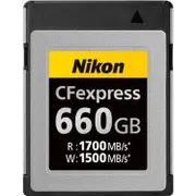 Nikon MC-CF660G CFexpress Card - 660GB High Speed read/write for Raw Video