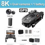 For Xiaomi V168 Drone 8K 5G GPS Professional HD Aerial Photography Dual-Camera O