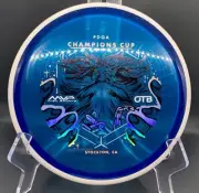 MVP Axiom Particle Glow Proton Hex - WHITE-Rim OTB Champions Cup Open Disc Golf