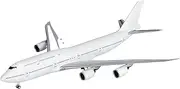 Pre-Built Model Aircraft 19CM 1/400 Scale Realistic Airplane Model for Boeing Original B747-8 Collectible Aircraft Model Miniature Airplane Model