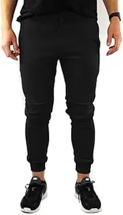 [BR Boutique Retailer] Mens Track Pants Joggers Trousers Gym Sport Casual Sweat Cuffed Hem