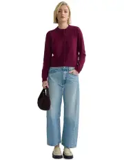 [Oxford] Joley Cardigan in Plum