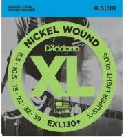 3 Sets D'Addario EXL130+ Electric Guitar Strings Extra Super Light Plus 8.5