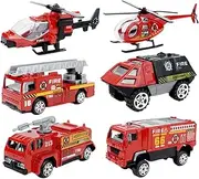CORHAD 1Set Fire Engine Models Educational for Compact Design for Hands for Role Play and Collecting