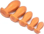 Soft Butt Plug Silicone Anal Plug Anus Expander XXL Anal Beads Anal Vaginal Dildo Plug Erotic Sex Toys for Women and Men(XL)