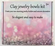 2Pepers - Clay Jewelry Bowls Kit - Create Jewelry Holders & Unicorn Decoration