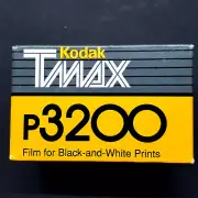 Kodak TMax P3200 Pro Film TMZ 135-36 B&W Exp 07/1991