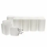CoinSafe ASE Square Coin Storage Tube Holders for 1oz Silver Eagles Qty: 10