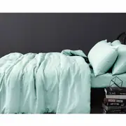 100% Linen Mist Quilt Cover Set