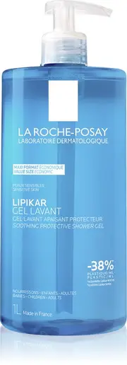 [La Roche Posay] La Roche-Posay Lipikar Cleansing Shower Gel Soothing Protective Sensitive Skin 1L
