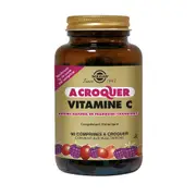 Solgar Vitamin C 500 mg Raspberry/Cranberry 90 Chewable Tablets
