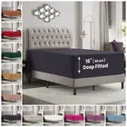 Fitted sheet Queen Size 16” Deep Pocket Easy Care Breathable Elastic Bed Sheets