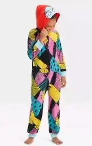 NWT~ Nightmare Before Christmas sz S 6/6x hooded Pajama's Fleece Sally Union CC1