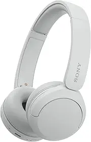 [Sony] WH-CH520 Wireless Bluetooth Headphones - Up to 50 Hours Battery Life with Quick Charge Function, On-Ear Model - White