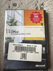 Microsoft Office 2003 Professional Licensed Academic Edition Brand New Sealed