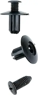 Car Fastener Clips 50Pcs 8mm Car Clips Fastener Decoration Door Panel Retainers Clips