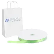 Satin Ribbon 5/8" Wide 100 Yd Yard Roll - Apple Green - Solid Reels Party rc