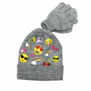 Emojicon One Girl's Beanie and Glove Set Size: (4-6) - NWT