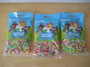 Perler Beads Lot 3 Packs 1000 Each Iron On Fuse Mistletoe Mix Mixed Color Bags