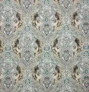 PKL STUDIO TWIN TIGER REED SPA DAMASK FLORAL ANIMAL MULTIUSE FABRIC BY YARD 54"W