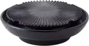 Nagatanien Yaki Yaki San ND-18 Tabletop Grill Pan Iga Ware Black Large 32cm
