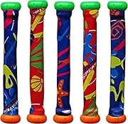 5 Pieces Underwater Pool Diving Toys, Colorful Throwing Diving Sticks Kids Training Dive Toys Children Swimming Diving Toys Games Water