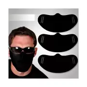 Fleece Face Mask - Sweatshirt Material Two Ear Holes, Face Masks - Set of 3