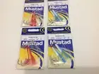 MUSTAD SHRIMP FLY Snapper Rigs 2 Hook Rigs 7/0 Hooks Flasher Australian Salmon