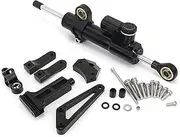 Motorcycle steering damper For CB 1300 CB1300 cb1300 2003-2011 Stabilizer Linear Dampers Mounting Support Motorcycle CNC Aluminum Steering Damper Bracket Set