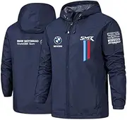 PRORACER Waterproof Jacket Replica WSBK BM SMR Motorcycle, blue, Medium Plus