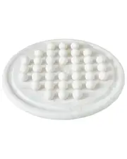 Global Views Alabaster Solitaire Game Set