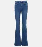 [Frame] Frame Le High Flare mid-rise jeans 25 blue