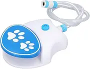Outdoor Dog Water Fountain, Step On Foot Dog Water Sprinklers with Hose, Activated Dog Drinking Waterer Dispenser Fresh Water to Drink Interactive Pedal Valve Toy for Pet