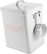 UTHCLO 1Pc Stylish Flour Storage Tank Capacity Rice Bucket for Kitchen Airtight Design with Strong Sealing Effect Convenient for Rice and Flour Storage
