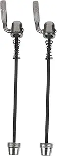 Abaodam Mountain Bike Trainer Skewer Set 2pcs Rear Wheel Axle Skewer for Steel Indoor Bikes